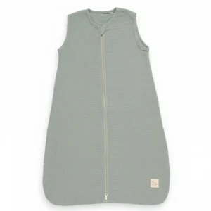 Gigoteuse d'été bébé en double gaze de coton - UNI SAUGE