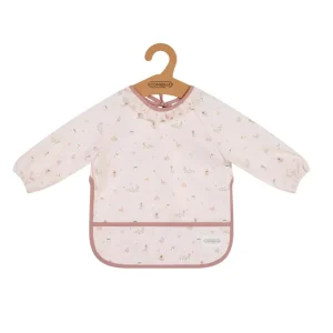 Bavoir tablier à manches Combelle - ROSE CLAIR