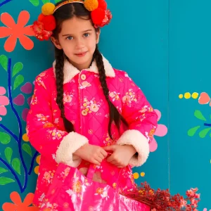 Manteau enfant Polska rose