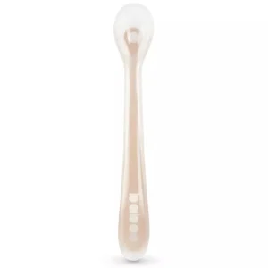 Cuillère en silicone souple BABOO®, 6 mois et plus - ROSE