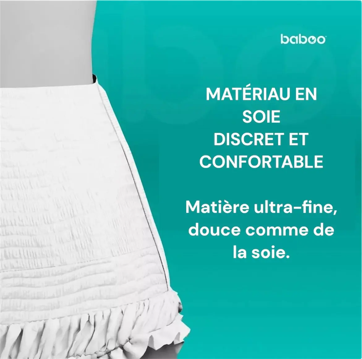 Pantalons absorbants jetables (Taille L, x5 pièces) – Image 3