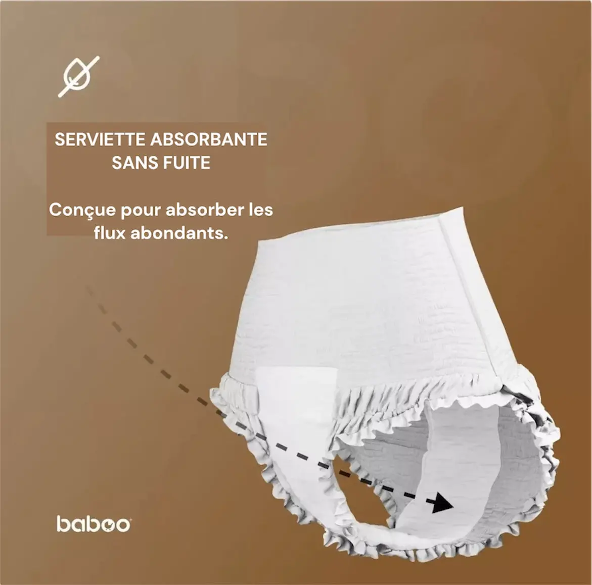 Pantalons absorbants jetables (Taille L, x5 pièces) – Image 4