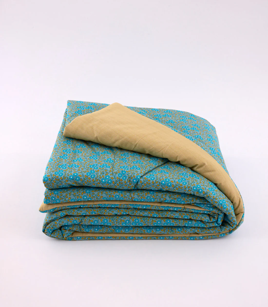 Grand plaid Aziza gris bleuté – Image 2