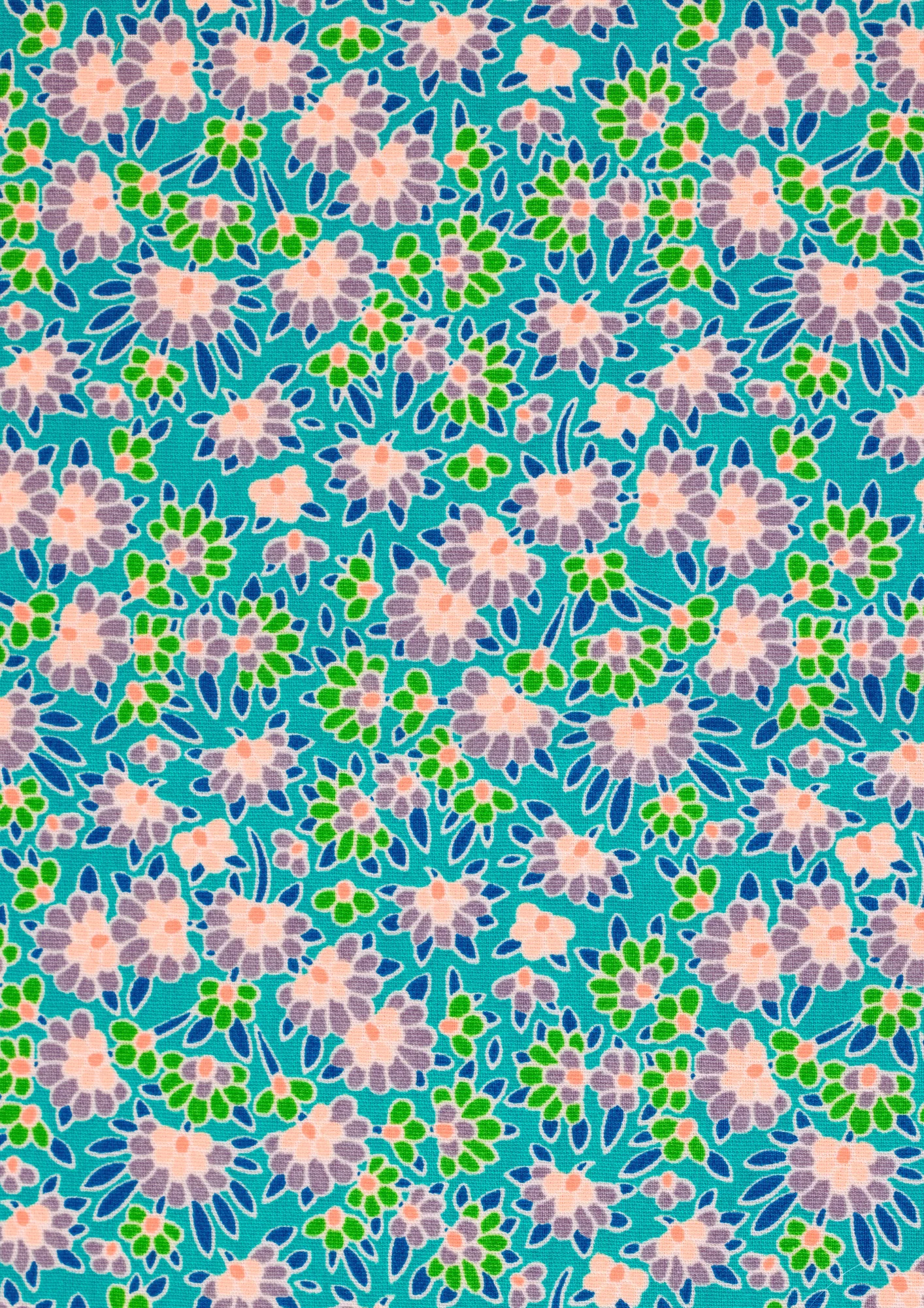 Tissu Coton Popeline Calendula