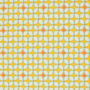 Coton imprimé 6M Hélium jaune